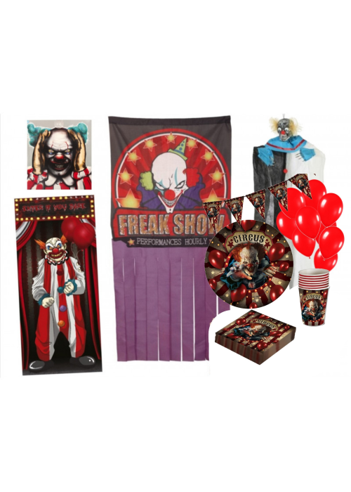 Decoracion Halloween Payasos - Packs Decoracion Halloween