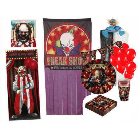 Decoracion Halloween Payasos Infantil