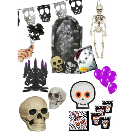 Decoracion Halloween Calaveras Mexicanas - Packs Decoracion Halloween