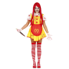 Disfraz de Payaso Asesino Burger Mujer