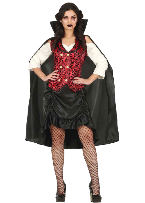 Disfraz de Vampiresa Clasica Corto