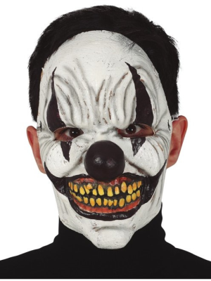 Mascara Payaso Diabolico Negro
