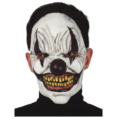 Mascara Payaso Diabolico Negro