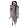Muñeco Colgante Fantasma Gris con Pelo