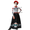 Disfraz de Catrina Mexicana Blanca Infantil