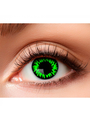 Lentillas Verdes Reptil