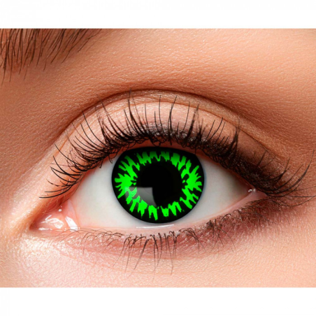 Lentillas Verdes Reptil