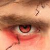 Lentillas Rojas contorno Negro