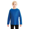Camiseta Azul Infantil manga Larga