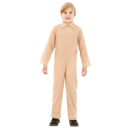 Disfraz de Buzo de Trabajo Crema Infantil