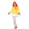 Disfraz de Pollo Chica Vestido
