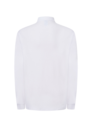 Polo Blanco Manga Larga