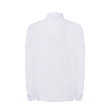 Polo Blanco Manga Larga