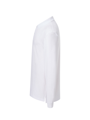 Polo Blanco Manga Larga