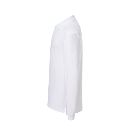 Polo Blanco Manga Larga