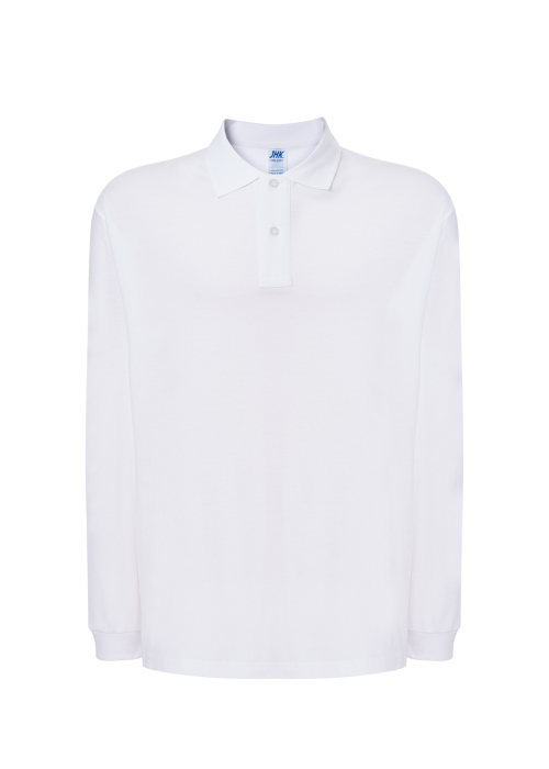 Polo Blanco Manga Larga