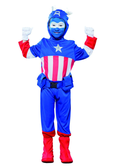 Comprar Disfraz de Capitan Azul Infantil - Disfraces de Superheroes para Niños