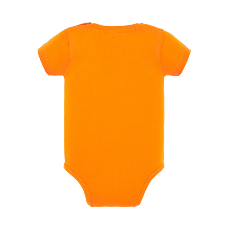 Body Naranja Manga Corta Bebe