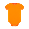 Body Naranja Manga Corta Bebe