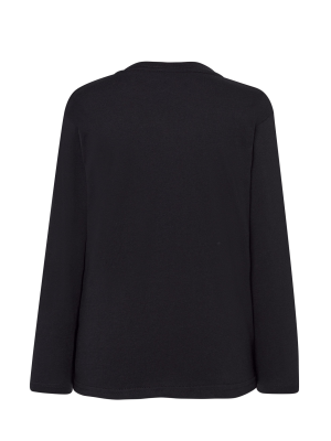 Camiseta Negra Manga Larga Niño