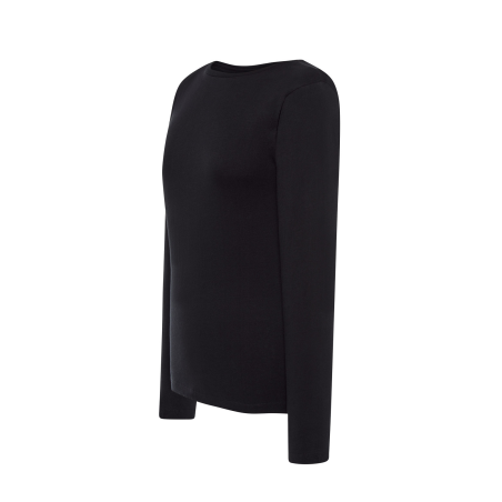 Camiseta Negra Manga Larga Mujer