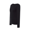 Camiseta Negra Manga Larga Mujer
