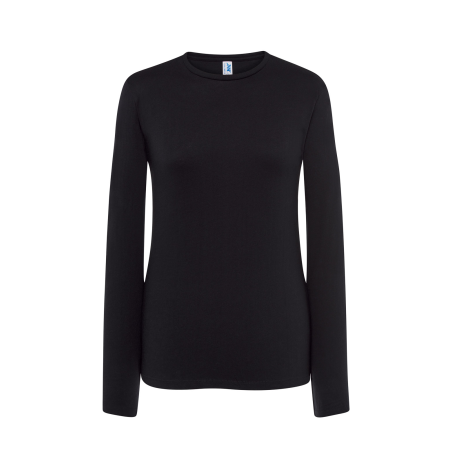Camiseta Negra Manga Larga Mujer