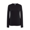 Camiseta Negra Manga Larga Mujer