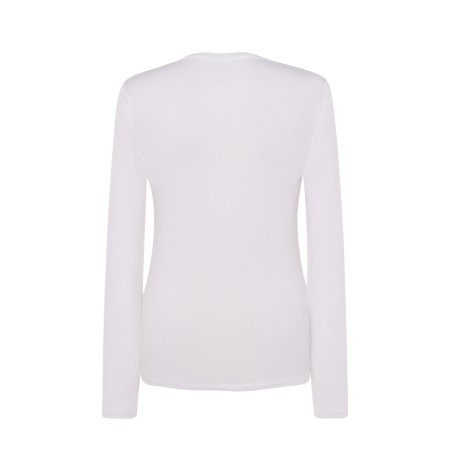 Camiseta Blanca Manga Larga Mujer