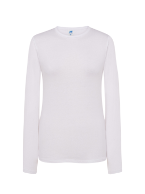 Camiseta Blanca Manga Larga Mujer