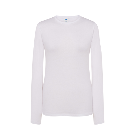 Camiseta Blanca Manga Larga Mujer