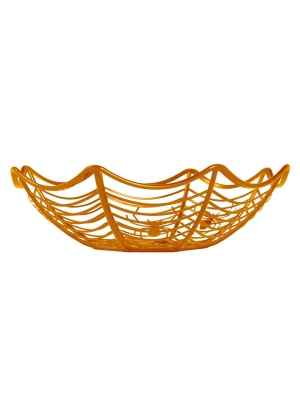 Bandeja Halloween Araña Naranja