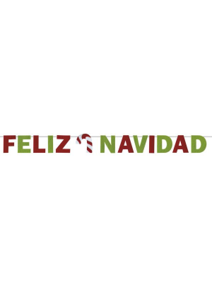 Guirnalda Feliz Navidad Fieltro