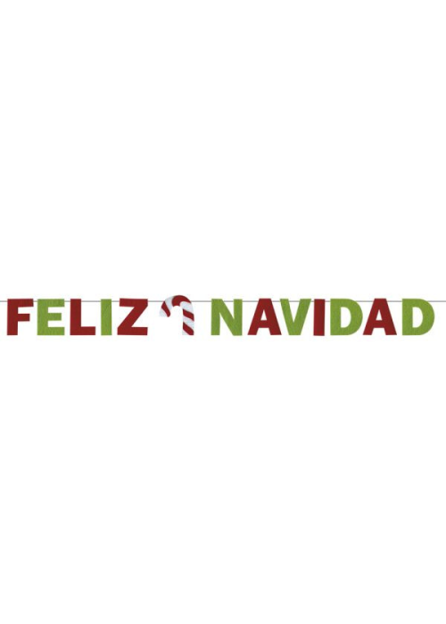 Guirnalda Feliz Navidad Fieltro