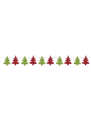 Guirnalda Arbol de Navidad Fieltro