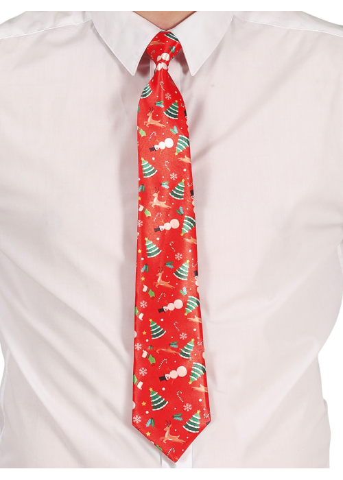 Corbata Roja de Navidad