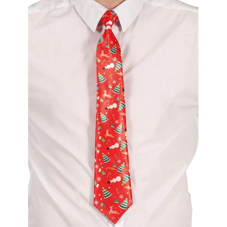 Corbata Roja de Navidad