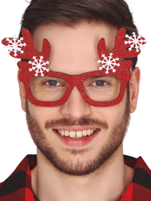 Gafas Cuernos Reno con Copos