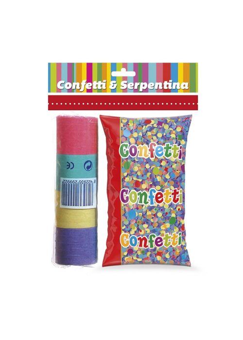 Bolsa de Confetti y Serpentina
