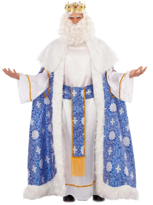 Disfraz de Rey Melchor Azul