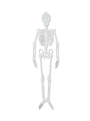 Comprar Esqueleto Silueta Fosforescente 90 cm - Calaveras y Esqueletos