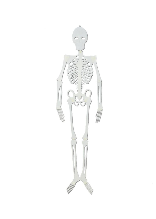 Comprar Esqueleto Silueta Fosforescente 90 cm - Calaveras y Esqueletos