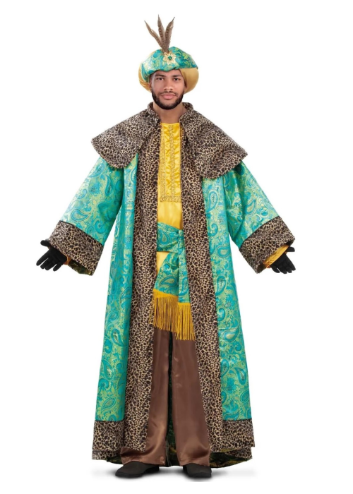 Disfraz de Rey Baltasar Verde