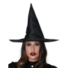 Sombrero Bruja Negro - Complementos Halloween y Terror