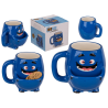 Taza Monstruo Azul Compartimento Galletas