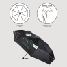 Paraguas Plegable Batman Logo Verde