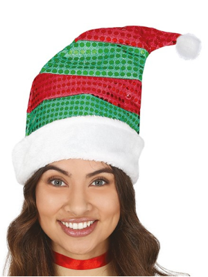 Gorro Elfo con Lentejuelas
