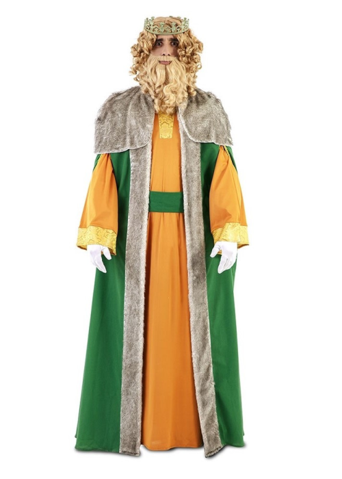 Disfraz de Rey Gaspar Verde