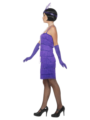 Disfraz de Charleston Morado