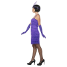 Disfraz de Charleston Morado